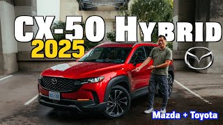 2025 Mazda CX50 Hybrid  First Look with New Tried and True Toyota Hybrid System [upl. by Baird54]