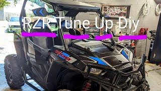 Polaris RZR 1000 s 1000 trail 900s 900 trail tune up diy [upl. by Eirena]