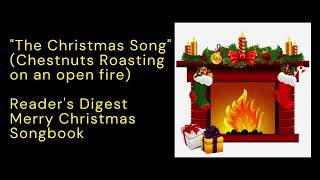 quotThe Christmas Songquot Chestnuts Roasting on an Open Fire piano accompaniment trackkaraokelyrics [upl. by Seroka]