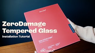 How to Install Sahara ZeroDamage Tempered Glass Screen Protector  iPad 2024 amp Tablets [upl. by Enetsirhc]