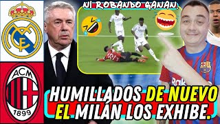 HUMILLADOS DE NUEVO  LOS GALACTICOS DE LA RISA  EL MILÁN LOS EXHIBE [upl. by Resa]