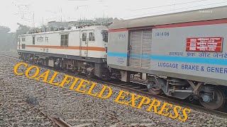 COALFIELD EXPRESS PARALLEL TOWARDS HOWRAH JUNCTION  INDIAN RAILWAYS [upl. by Willman]