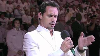 Marc Anthony Sings US National Anthem Star Spangled Banner [upl. by Weaver113]