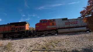 BNSF 6283  Carrollton TX December 9 2024 bnsf [upl. by Melcher]