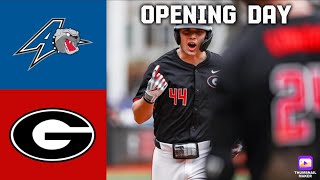 Georgia Baseball Highlights vs UNC Asheville  2024 College Baseball Highlights  21624 [upl. by Aihsot]