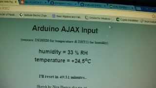 DS18B20 amp DHT11 webserver with ESP8266 using Ajax [upl. by Cannon]