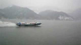 Yangtze Car Carrier and Hydrofoil [upl. by Anaderol903]