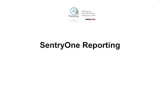 SentryOne Reporting [upl. by Enymzaj]