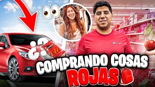 COMPRAMOS TODO COLOR ROJO VLOG DEL SUPERMERCADO  Alan Mejia [upl. by Petulah]