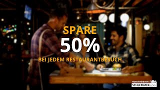 Der Schlemmerblock – Spare 50 bei deinem nächsten Restaurantbesuch [upl. by Balf900]