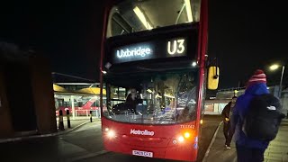 SN09 CFXMetroline Travel 09Reg ADL Enviro400Ex First London [upl. by Janela]