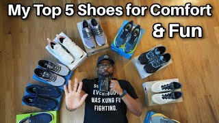 My Top 5 Shoes for Comfort and Fun Hoka ON Cloud Brooks Running [upl. by Pinkerton]