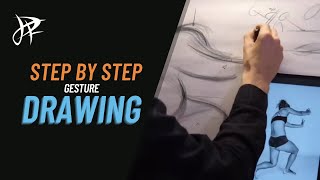 Step by Step Gesture Drawing [upl. by Asalocin463]