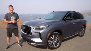 Is the ALL NEW 2022 Infiniti QX60 a midsize luxury WORTH the PRICE [upl. by Animar]