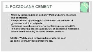 what are different types of cements and their uses  ENGINEERED MIND [upl. by Nelag691]