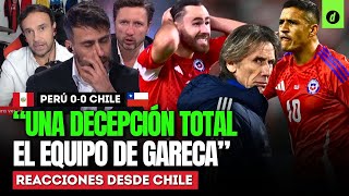 REACCIONES de la PRENSA CHILENA e HINCHAS CHILENOS tras PERÚ 00 CHILE  Depor [upl. by Arezzini]