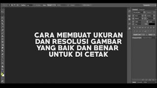 Membuat ukuran dan resolusi spanduk pada Adobe Potoshop [upl. by Nelia]