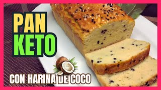 👩‍🍳🍞 PAN KETO con harina de COCO 🥥 [upl. by Coughlin95]