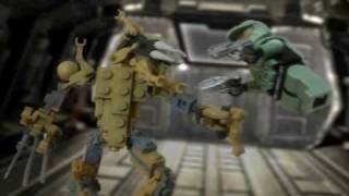 Spartan vs Flood beast Lego Halo [upl. by Syla]