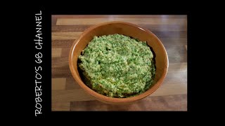 052  Bagnet verde  Green sauce Typical Piedmontese recipe [upl. by Ynaffad]