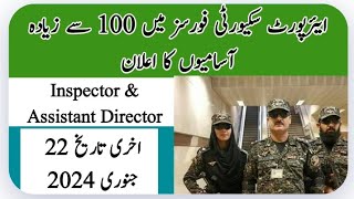 ASF Inspector amp Assistant Director New Government job ASF Apply Online By Dija talks [upl. by Josie]