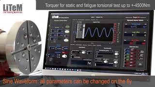 Torque fatigue test machine up to 4500Nm [upl. by Ryann]