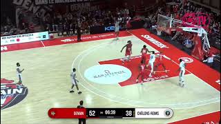 RESUME J13 DENAIN VS CHAMPAGNE BASKET [upl. by Occir306]