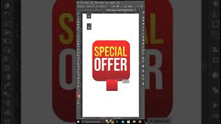 Special Offer Tag Design graphicdesign illustrator tips tagdesign specialoffer [upl. by Rae]