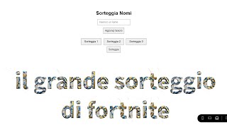 il sorteggio dei 500 iscritti [upl. by Gamaliel]