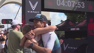 Competitors from around the world battle in Waco IronMan 703 [upl. by Adnohral957]