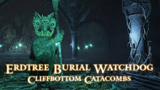 Erdtree Burial Watchdog Cliffbottom Catacombs  Elden Ring [upl. by Adiv952]