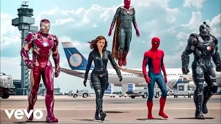 CJ  Whoopty Robert Cristian amp ERS Remix  Captain America Civil War Airport Battle Scene [upl. by Etnoled]