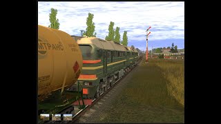 trainz22 Trainz 22 I Andrushivka  Vinnitsa UZ I Fastow  Mosti ÖlFahrt [upl. by Attelahs]