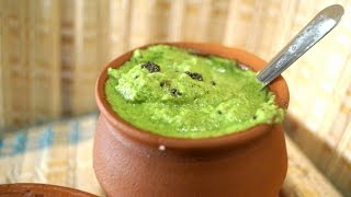 Simple and Easy Coriander Chutney no cooking  in Tamil [upl. by Trudnak699]