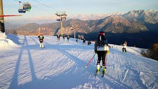 ⛷ Sciare sulla Pista Panoramica a Monte Campione in Lombardia Italia [upl. by Soisinoid162]