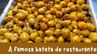 Como fazer batatinha de restaurante BATATA CALABRESA [upl. by Dygall]