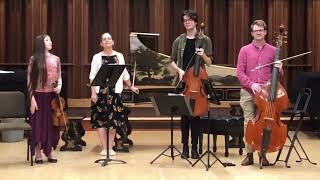 12yearold baroque violinist Sylvia Pine at Amherst Early Music Festivals Baroque Academy [upl. by Lohrman]