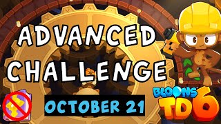 Bloons TD 6 Advanced Challenge  Bottom Gear  No MK No Powers Used  October 21 2023 [upl. by Eniad]