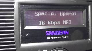 Sangean WFR 20 on NYPD scanner stream [upl. by Flower609]