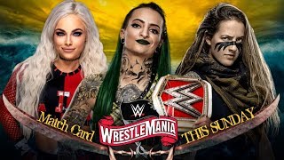 WWE 2K20 WRESTLEMANIA 36 MATCH CARD THIS SUNDAY ON MY CHANNEL [upl. by Llertniuq]