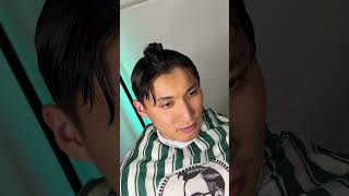 How to fix front hair cowlick 💇‍♂️💈📚 hairtips barber melbournebarber hairtransformation [upl. by Ahsitram]