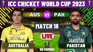 Live PAK Vs AUS  ICC World Cup 2023  Live Match Centre  Pakistan Vs Australia  2nd Inning [upl. by Lovich]