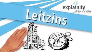 Leitzins einfach erklärt explainity® Erklärvideo [upl. by Lyontine]