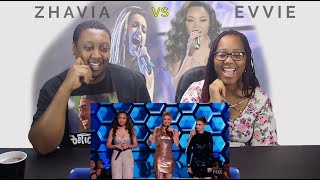 Zhavia vs Evvie  The Four EPIC SHOWDOWN REACTION [upl. by Lela839]