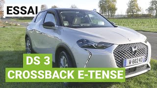 Essai de la DS 3 Crossback ETense sur autoroutes et bornes Ionity [upl. by Rimisac]