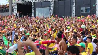 Reação da torcida no momento do gol da Seleção Brasileira [upl. by Notyal7]