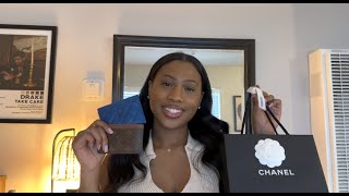 Chanel Unboxing Chanel Classic Card Holder  Chanel vs Louis Vuitton Card Holder Comparison [upl. by Missak482]