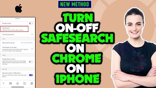 How to turn onoff safesearch on chrome on iphone 2024  Safe search settings [upl. by Nemracledairam903]