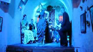 Gypsy Dancing Flamenco in Sacromonte Granada [upl. by Zorina]