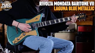 No TalkingJust Tones  Rivolta Classico Series  Mondata Baritone VII  Laguna Blue Metallic [upl. by Atirma21]